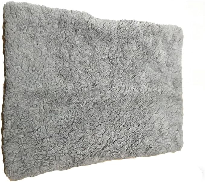 Self-Heating Soft Cat Bed Pet Bed for Cats and Dogs and Washable IndoorOutdoorNonElectric Heating Pad Super Warm Pet Pad WithAntislip Bottom Surface (Light Gray, Small)
