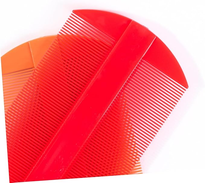 BESPORTBLE 8pcs Double-Sided Combs for Cats Red Pet Grooming Supplies and Removal for Daily Cleaning and Detangling Fur