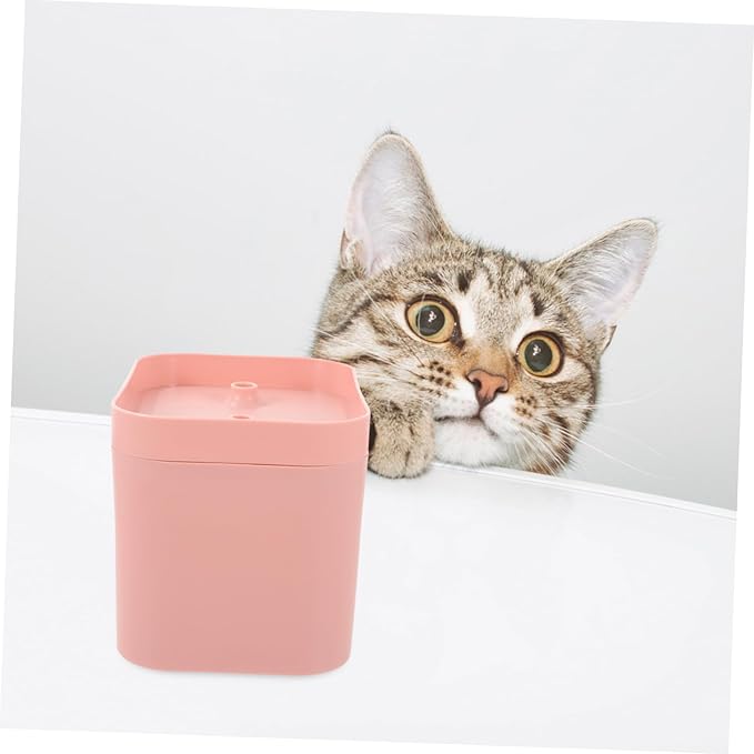 Abaodam Automatic Cat Water Fountain Electric Circulation Dispenser for Cats and Dogs Feeder Mute Pump Lightweight and Portable Design for Indoor Use