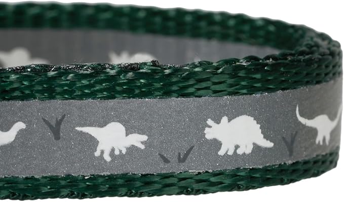 Reflective Cat Collar Safety Breakaway Nylon Kitten Collars with Bell for Male Female Cats,Dark Green