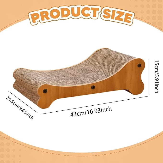 Cat Scratcher, Furniture Protector, Versatile Decoration, Cat Bed, Kitten Sleeping Nest, Interaction, Sharp, Recliner