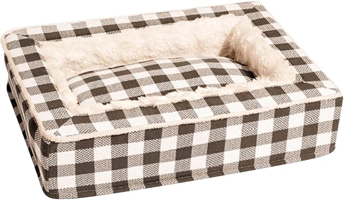 Small Dog Bed - Warm Pet Sleeping Nest Cuddler - Washable Sleeping Puppy Bed | for Living Room Crate Interior Bedroom Home