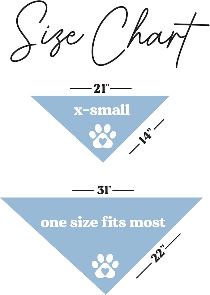 Coming Soon Dog Bandana | 100% Cotton Adjustable Triangle | Made in USA | Pregnancy Announcement | Photoshoot Prop | New Baby | Gender Reveal |Baby Blue, X-Small (769)