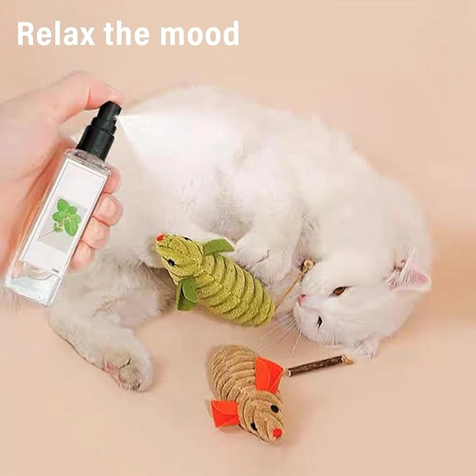 Herbal Cat Joy, Herbal Cat Joy Spray, Catnip Spray for Indoor Cats, Cat Calming Spray, Anti Scratch Cat Spray, Cat Training Spray with Catnip, Cat Nip Spray (5PCS)