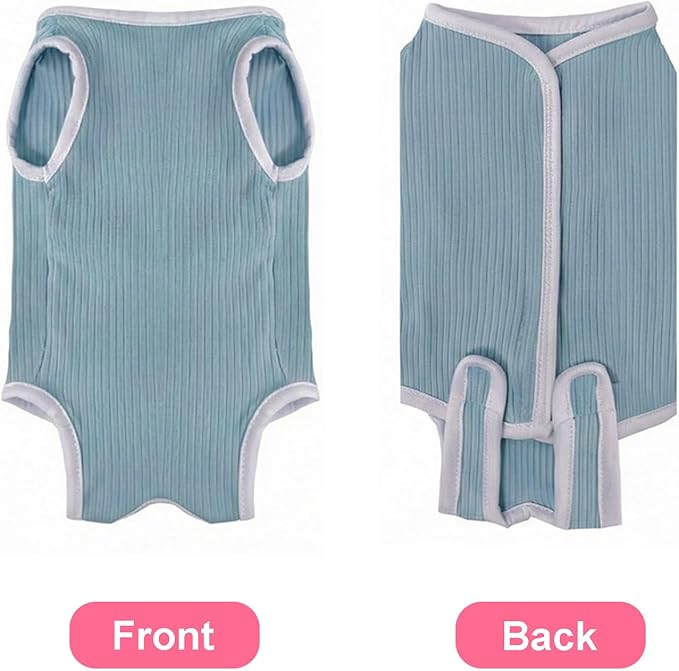 Coppthinktu Cat Recovery Suit Cat Onesie, Breathable Anti-Licking Cat Surgery Recovery Suit Female, Kitten Spay Recovery Suit for Cats After Surgery, Cats Surgical Body Suits for Abdominal Wounds