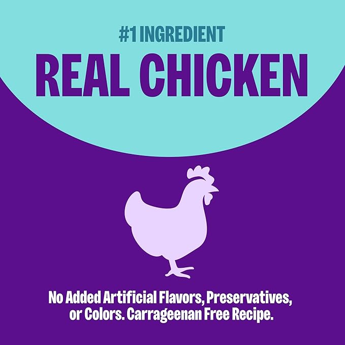 Wellness Complete Health Minced Adult Canned Wet Cat Food, Natural, Protein Rich, Grain Free, Chicken Dinner Recipe, 3 oz, Pack of 24 Cans