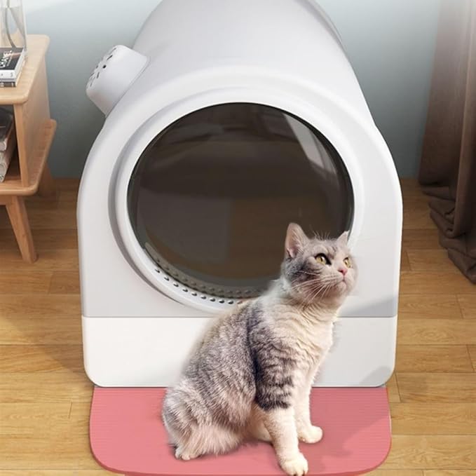 Pet Supplies, Fully Enclosed Cat Litter Box with Scoop, Extra Large Drawer, Non-Sticky & Leak-Proof(Green)