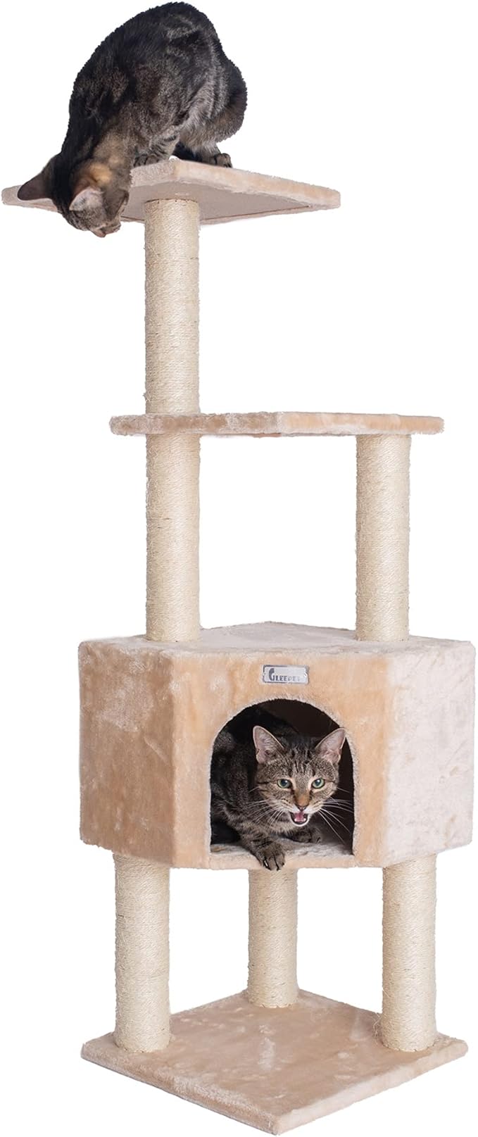 GP78480321 Cat Tree, 48-Inch, Beige