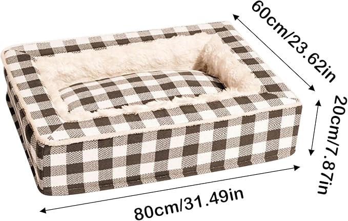 Small Dog Bed - Warm Pet Sleeping Nest Cuddler - Washable Sleeping Puppy Bed | for Living Room Crate Interior Bedroom Home