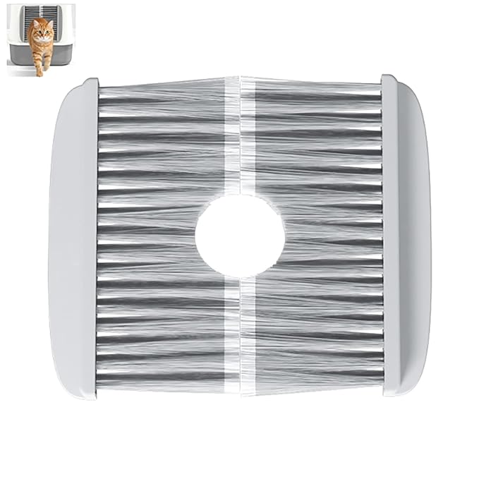 Cat Litter Box Door Brush Floating Hair Removal Cat Grooming Brushs For Shedding Convenient Universal Fur Brush Door tool