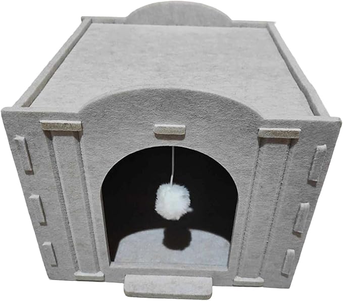 Cat Scratcher Cat Lounge Bed Thickened Multipurpose Kitten Sleeping Nest Furniture Protector for Interaction Indoor Sleeping, Square