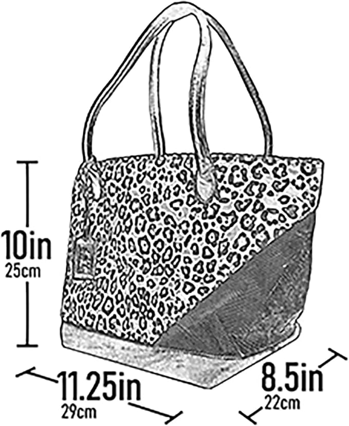 Pet Gear Carrier for Small Dogs & Cats, Animal Print Tote