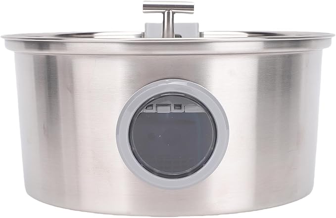 Zerodis Cat Water Fountain,3.2L Stainless Steel Automatic Circulating Indoor Dogs Water Feeder Cat Drinking Fountain Pet Water Dispenser for Indoor Pets Drinking