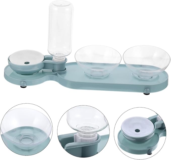 Pet Supplies Cat Feeder Water Bottle Automatic Pet Water Feeder Raised Cat Bowl