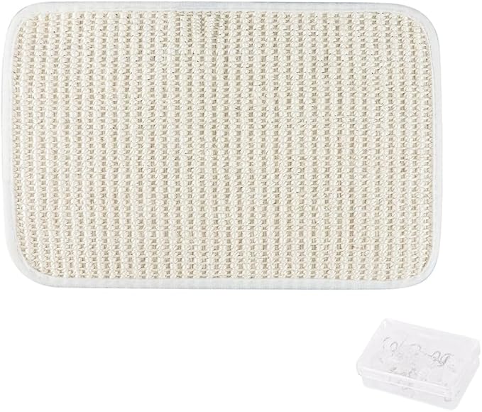 Sisal Cat Scratching Pad Bed Corner Protector Cat Scratcher Mat Anti-Slip Scratch Playing Mat Furniture Protection Couch Cover for Grinding Claw