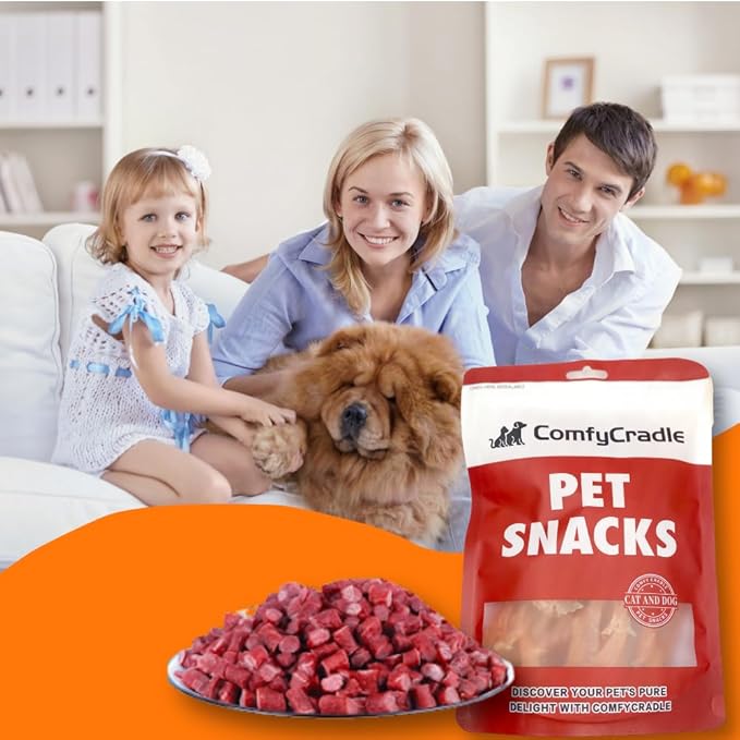 Beef Bites Dog Treats, Made with Real USA Sourced Beef, A Wholesome & Simple Limited Ingredient Soft Chew for Sensitive Stomachs,2.65 Pound