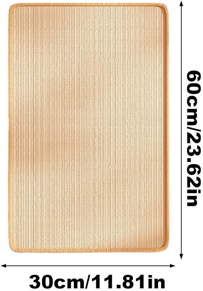 Cat Scratch Pad - Sticky Furniture Protector Scratching Board,Cat Scratcher Rug Sisal,for Home Apartment Farmhouse Bedroom Balcony Sofa Bed Floor
