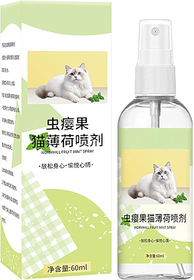 Catnip Spray for Indoor Cats - Attractive Catnip Spray for Cats, Catnip Spray for Cats | Organic Catnip Spray Liquid, 60ml Catnip Spray for Indoor Cats Relieves Stress, Calming, Revives Toys