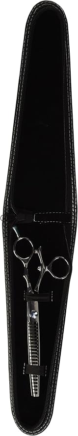 ShearsDirect Japanese 440C 22-Tooth Swivel Chunker with Light Blue Gem Stone Tension 7.5-Inch