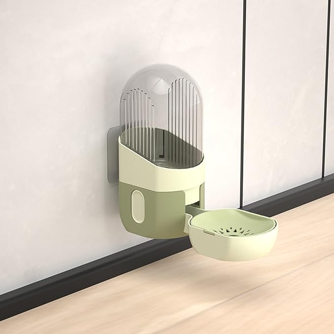 Water Feeder Automatic and Dispenser Feeding Watering Pet Cage Mount Automatic Pet Feeder for Cats