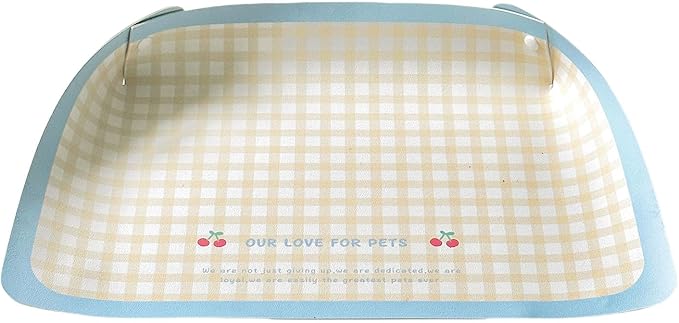 Scratch-Resistant Pet Bowl Mat, PU Placemat for Dogs & Cats, Spill-Proof Design with Easy Maintenance PU Leather Pet Feeding Mat