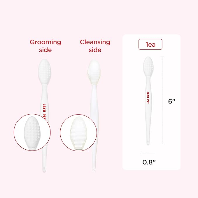 JAYU PET Black Seed Brush - Cat Grooming and Exfoliating Double-Sided Brush for Acne and Chin Treatment (3PCS)