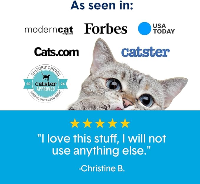 Boxie® Glo™ 30 Day Odor Control Non-Clumping Crystal Cat Litter, 18 lb, Natural Attractions, UV Light Attractant, Soft Granules, 99.9% Dust-Free, Long-Lasting for Multi-Cat Homes (3 Pack of 6lb Bags)
