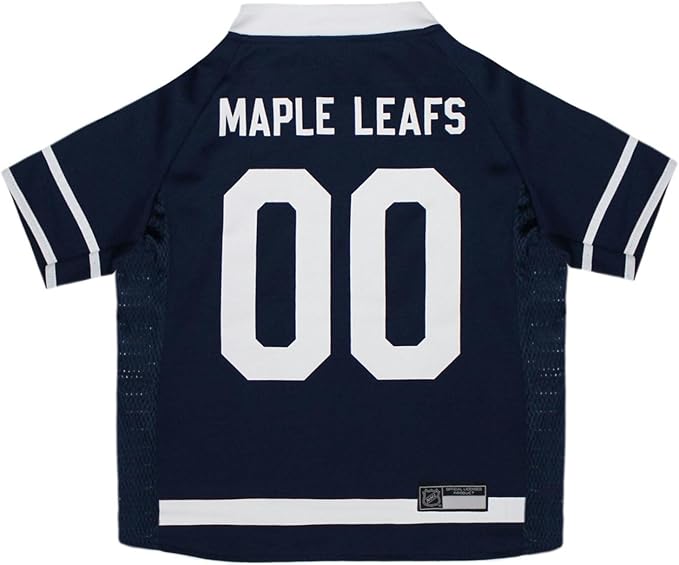 Pets First NHL Toronto Maple Leafs Jersey for Dogs & Cats, Medium. - Let Your Pet be a Real NHL Fan!