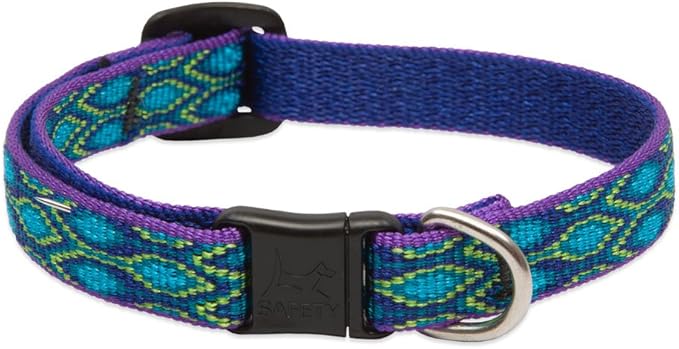 LupinePet Originals 1/2" Rain Song Cat Safety Collar , 8-12"