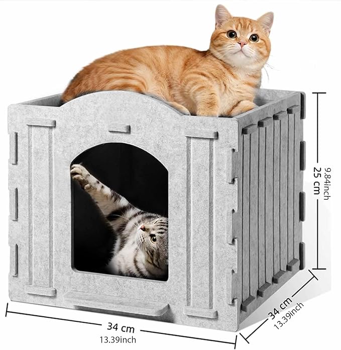 Cat Scratcher Cat Lounge Bed Thickened Multipurpose Kitten Sleeping Nest Furniture Protector for Interaction Indoor Sleeping, 1 Set