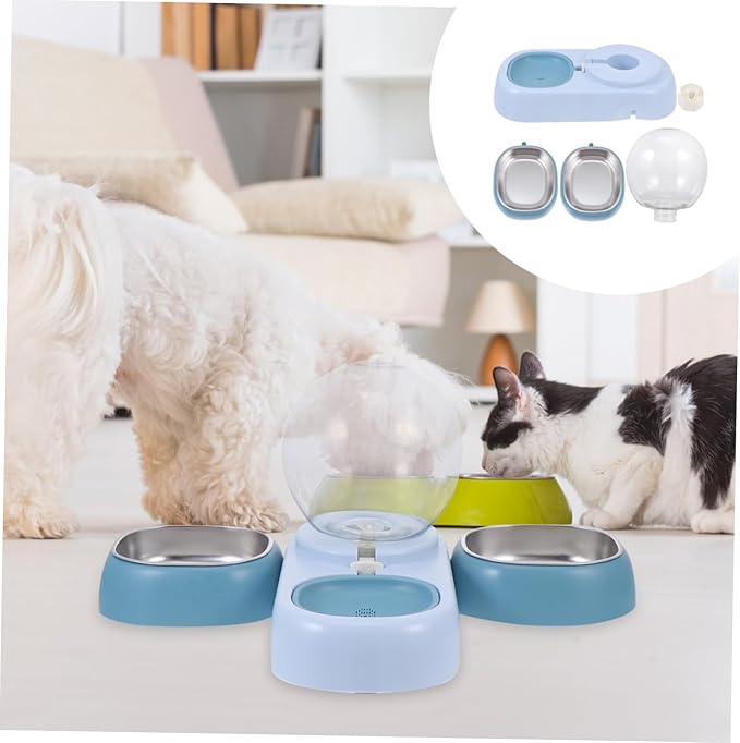Abaodam Automatic PET Water Dispenser Large Capacity Cat and Dog Water Feeder Gravity-Powered Watering Device for Home Use
