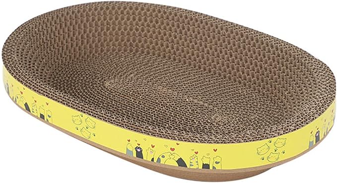 Scratcher Cats Tree Nest Board Scratch for Sharpen Nail Scraper Toy Furniture Protect Multifunction Scratcher Mat Cardboard Lounge Bed for Indoor Sofa Protect for Board Bed Cardboard