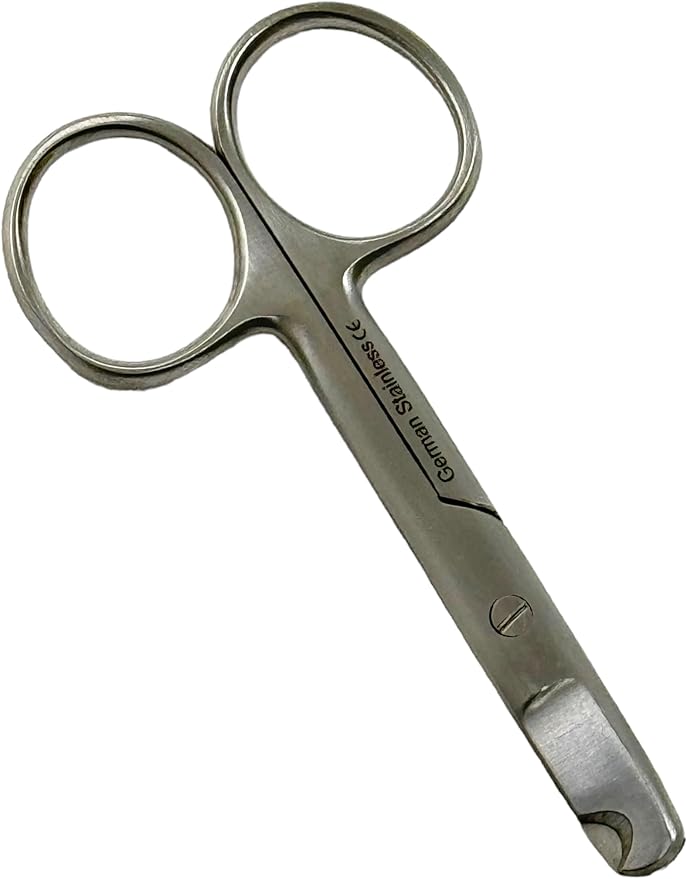 Dog and Cat Nail Cutters Scissors Style German Stainless Steel - For Small Animals, Cats, Dogs, Birds - Grooming Essentials (3.5")