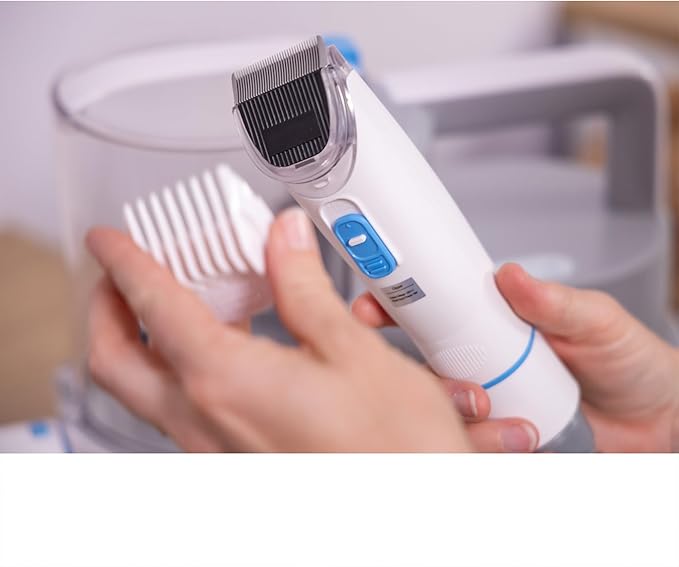 Equator EPG 2500 5-in-1 Pet Grooming Vacuum Kit, 10,000PA Suction | 2.5L Canister, Low-Noise 60dB, Trimmer, Brush & Shedding Tool for Dogs and Cats