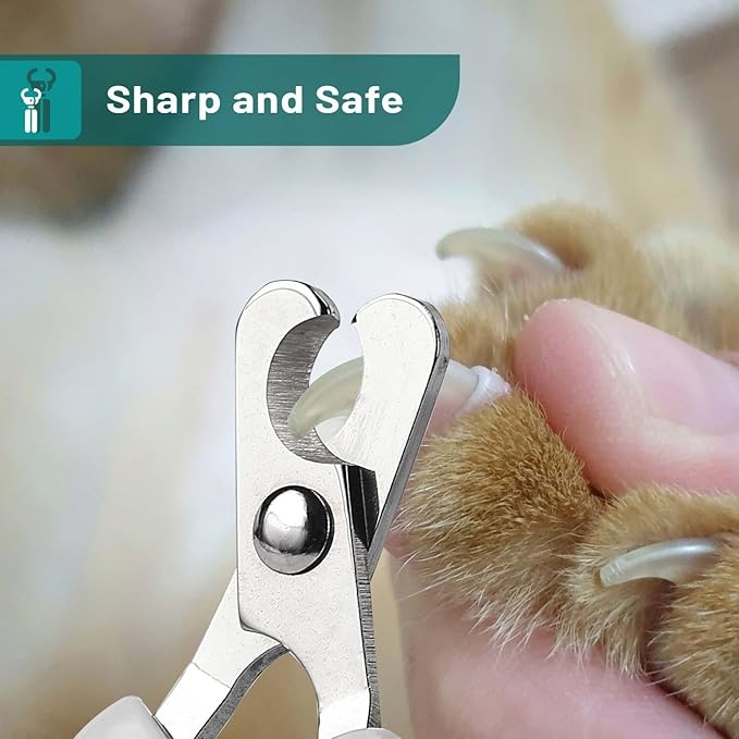 Mr. Pen- Cat Nail Clipper, Stainless Steel, Professional Sharp Cat Claw Trimmer for Small and Medium Cats, Pet Nail Clipper with Sturdy Non Slip Handle