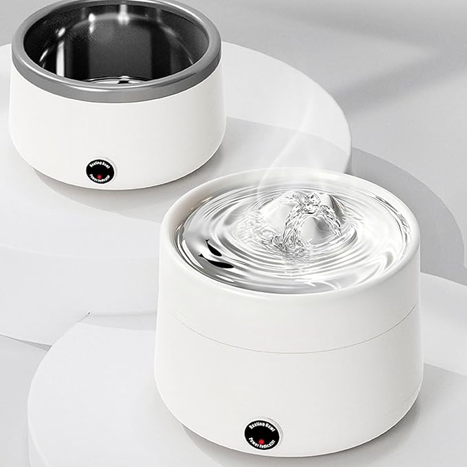 Drinking Fountain Pet Water Dispenser Automatic Watering Feeders Quiet Cats Bowl for Multiple Pet with Motion Low Noise Drinking
