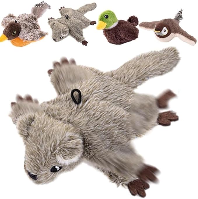 AIIONP Interactive Chirping Bird Cat Toy, 2025 Upgrade Flying Bird Cat Toys, Rechargeable Flapping Birds Interactive Cat Toy, Automatic Moving Simulation Birds Interactive Cat Toy for Indoor Cats (B)