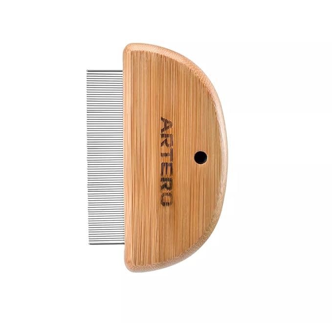 Ergonomic Wood Handle Dog Cat and Pet Grooming Combs Choose Size or Full Set (Full Set - All 4 Combs)