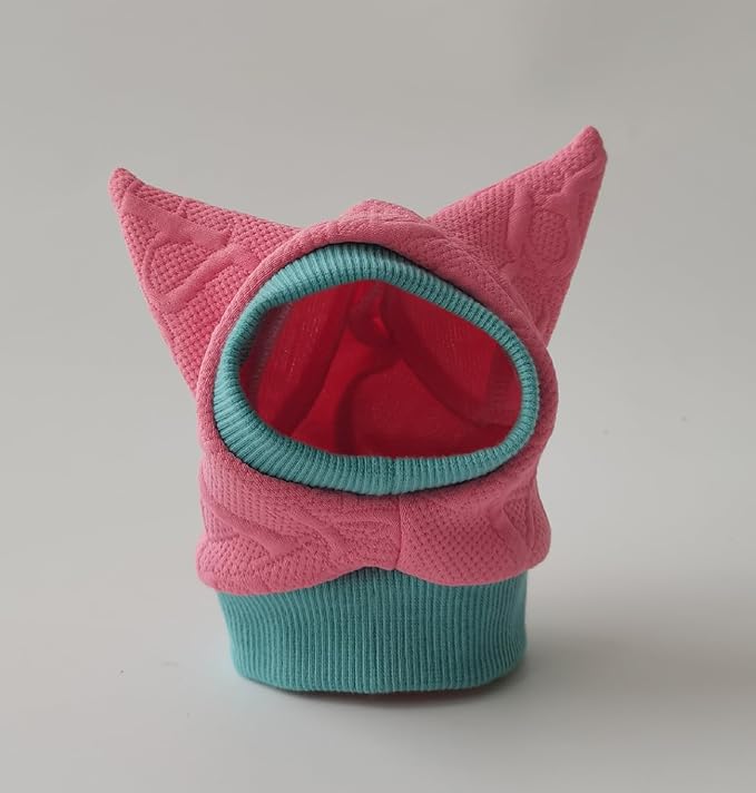 Hairless Cat Clothes Sphynx Cat Pajamas Outfits Kitten Clothes with Hat Tail Cover Pet Apparel for Cornish, Rex Devon