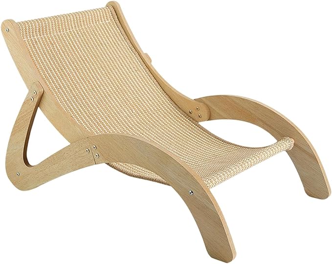 Baoblaze Cat Scratcher Bed Hammock, Furniture Protection Portable Sleeping Scratching Lounge Elevated Bed for Puppy Indoor Bunny