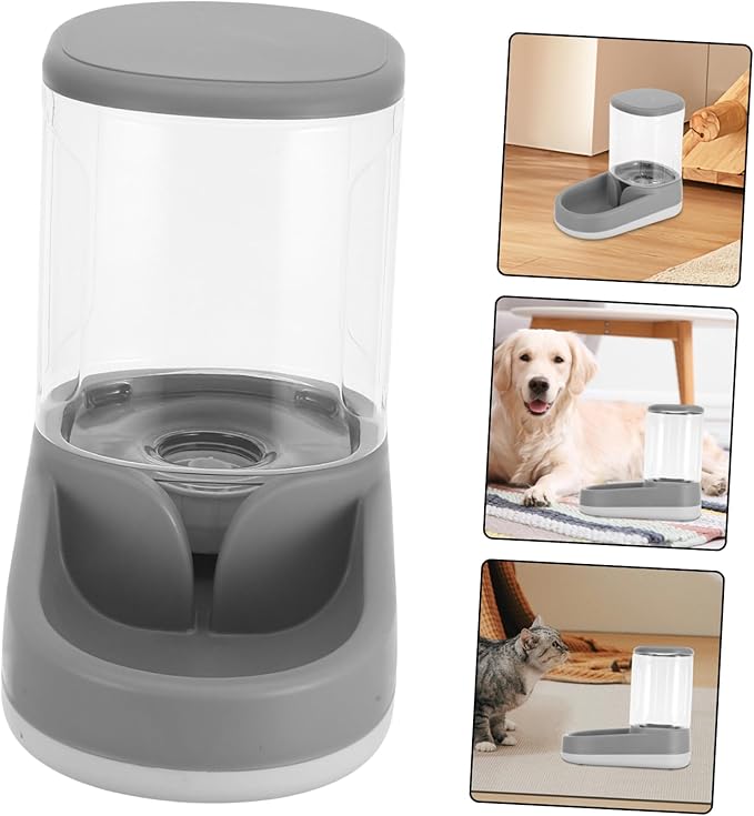 GALPADA Automatic Pet Water Feeder and Food Dispenser Capacity Watering Station Quiet for Cats and Small to Medium Dogs Food Grade Materials