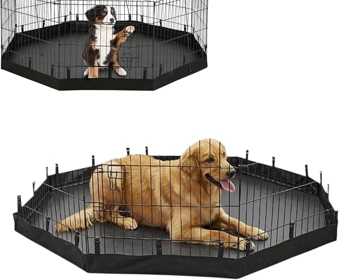 Dog Playpen Mat - 460g Washable Puppy Training Mats, Dog Whelping Pad, Indoor Pet Fence Mats | Waterproof Oxford Cloth Mat for Playpen, Sofa, Bed, Trunk, and Comfortable Puppy or Dogs Rest