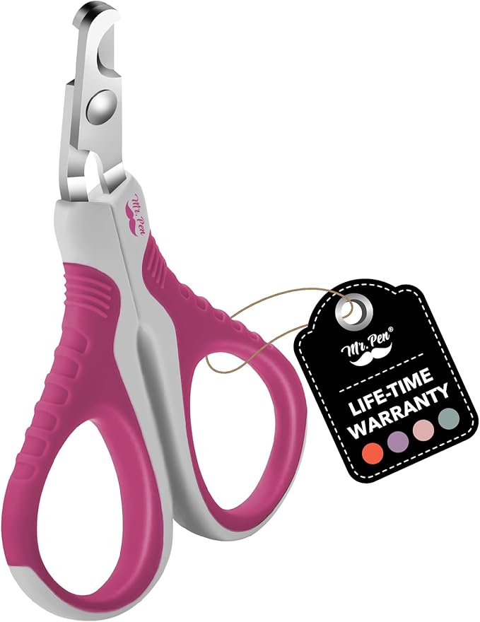 Mr. Pen- Cat Nail Clipper, Stainless Steel, Professional Sharp Cat Claw Trimmer for Small and Medium Cats, Pet Nail Clipper with Sturdy Non Slip Handle