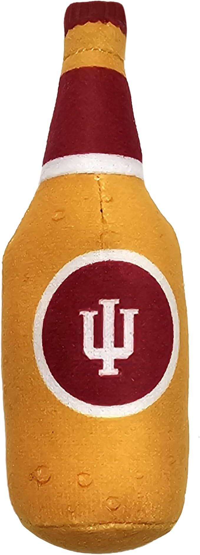 Best Plush CAT Toy NCAA Indiana Hoosiers Complete Set of 3 piece Cat Toys Filled with Fresh Catnip. Includes: 1 Helmet Cat Toy, 1 Football Cat Toy with Feathers & 1 Beer Bottle. Beautiful Team Logo