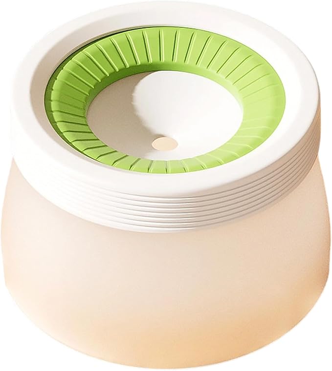 Floating Pet Water Bowl Prevents Wet Mouth for Cats Dogs, Nonslip Base Easy Assembly Pet Drinking Bowl