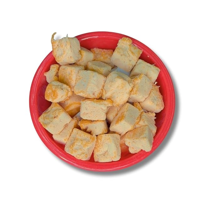 | Freeze Dried Cat Treats | Salmon Bites, Single Protein | Premium Quality | Grain Free Training Treats for Cats, 2 oz Pouch