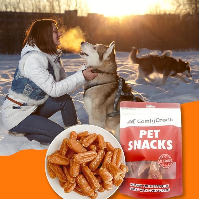 All-Natural Dog Treats, Hearty Beef Sausage Links for a Healthy Snack, A Grain-Free and High-Protein Choice for Your Best Friend (7.05 Ounce(Pack of 1))