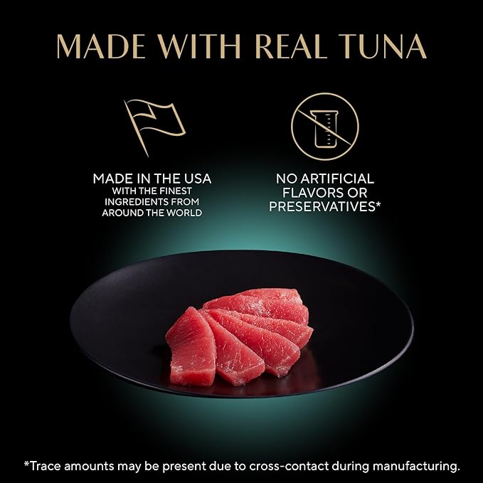 Sheba Perfect Portions Wet Cat Food Cuts in Gravy,Cat Food Wet Recipe,Sustainable Tuna Entree,2.6 oz. Twin-Pack Trays (,48 Servings),24 Count (Pack of 2)