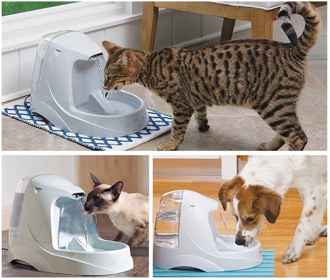 Liusj JUnst Cat Water Dispenser Automatic Circulation Fountain Dog Water Dispenser pet Water Supplies,Lightweight Portable Pet Water Bottle Dispenser