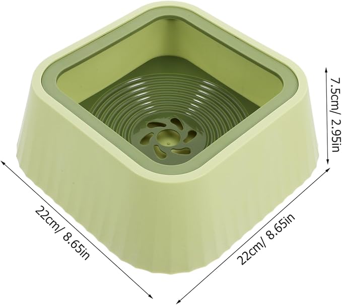 BESPORTBLE Pet Water Bowl Spill-Resistant Floating Mechanism Plastic Feeder for Small Pets Keeps Water and Dry for Home Use